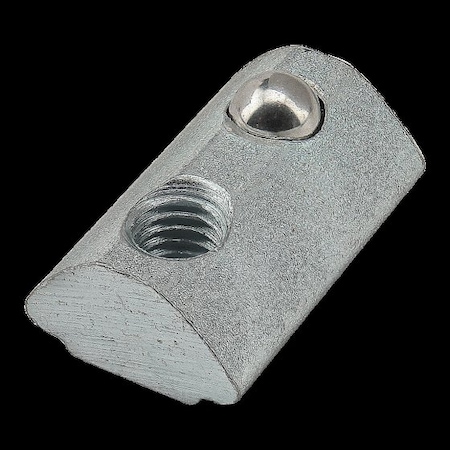 80/20 Roll In T-Nut, Steel, Zinc-Plated 13082