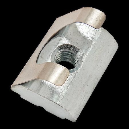 80/20 Roll In T-Nut, Steel, Zinc-Plated 13089