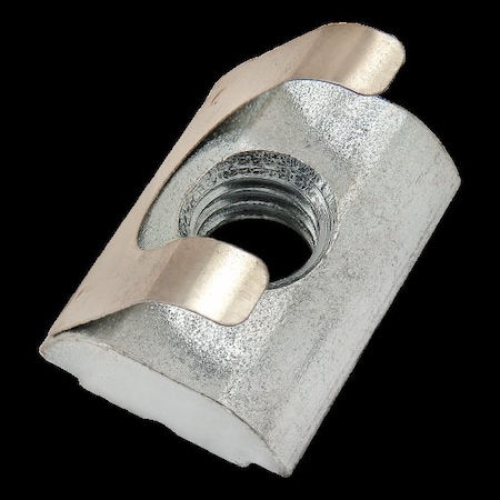 80/20 Roll In T-Nut, Steel, Zinc-Plated 13093