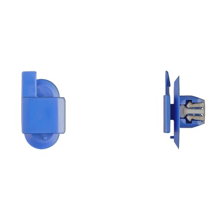 Disco Blue Nyln Moulding Retainers 17mmX24mm Top Hd 10mm Stem PK10 13104PK
