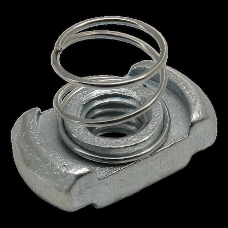 80/20 Drop in T-Nut, Steel, Zinc-Plated 13108