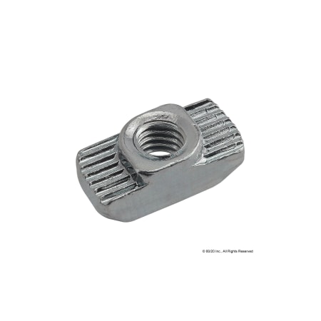 80/20 Drop in T-Nut, Steel, Zinc-Plated 13115