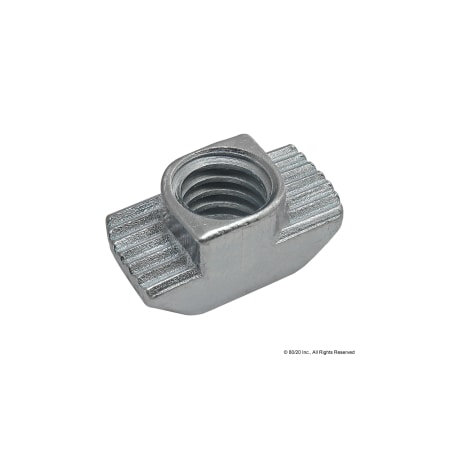 80/20 Drop in T-Nut, Steel, Zinc-Plated 13124