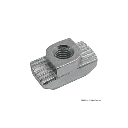 80/20 Drop in T-Nut, Steel, Zinc-Plated 13127