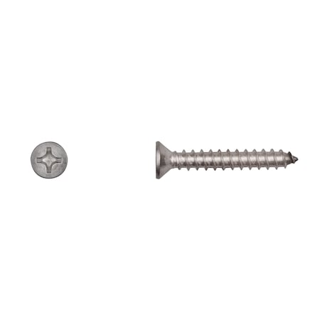 Disco SS Tapping Screws 12X1-1/2" Phllp Flat Head PK50 13169PK