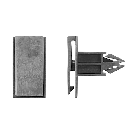 Disco Blk Nyln Rocker Mldg Clips 11mm Hole Size 33mm Stem L PK15 13235PK