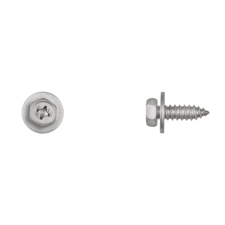 Disco SS License Plate Screws 6.3-1.81X20mm Phil Hex Head PK100 13252PK100