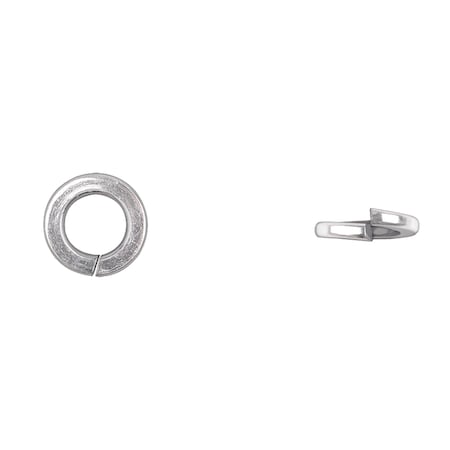 Disco Split Lock Washer, For Screw Size 7/16 in Bright Zinc Plated Finish 1328PK