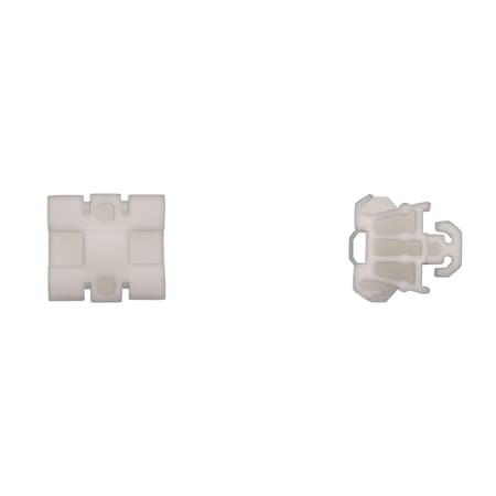 Disco Wht Nyln Moulding Clips 19mm W 20mm L PK25 13312PK