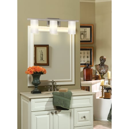 Livex Lighting Astoria 3 Light Brushed Nickel Bath Vani 1333-91