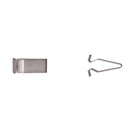 Disco Zinc Finish Door Trim Clips 22.50mm OA Height 13.50mm PK25 13371PK