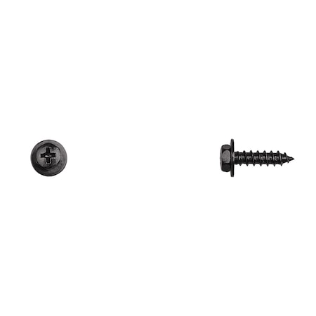 Disco Blk Finish Sems Screws 5.2-2.0X20mm Phllp Drive PK15 13374PK