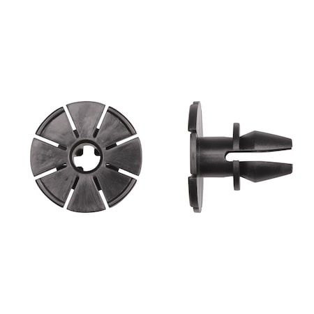 Disco Blk Nyln Trim Retainers 12.7mm Hole Size 14mm Stem PK15 13377PK