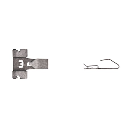 Disco Blk Front Door Int Trim Ret 13/16" W 15/16" L PK10 13414PK