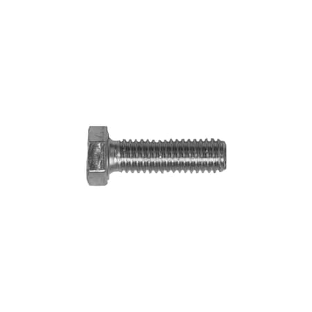 Disco Grade 5, 3/8"-16 Hex Head Cap Screw, Zinc Plated Steel, 1-1/4 in L 1343PK