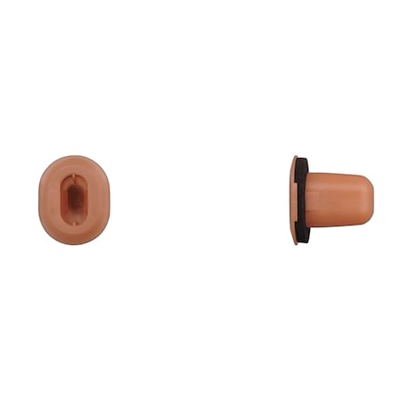 Disco Brwn Nyln Screw Grommets No 14 Screw Size 16mm Stem L PK15 13440PK