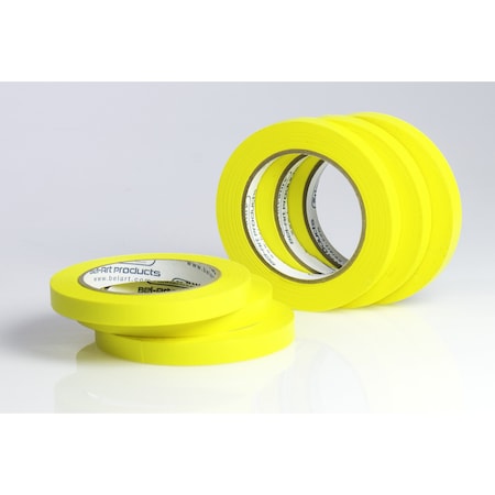 Sp Bel-Art Write-On Label Tape- Yellow, 1/2", PK6 F13485-0050