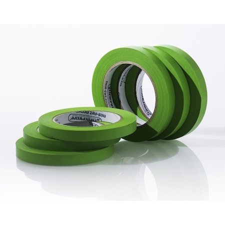 Sp Bel-Art Write-On Label Tape- Green, 1/2", PK6 F13486-0050
