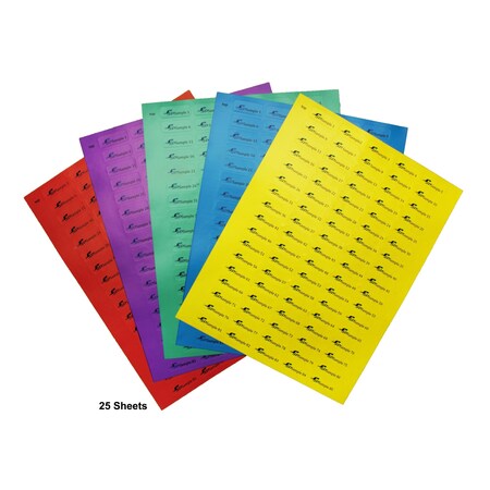 Sp Bel-Art Cryogenic Storage Label Sheets, Assorted F13491-3302