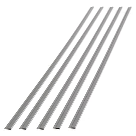 Fasade Lg Pro J Trim Argent Silver, PK5, PK5 13509