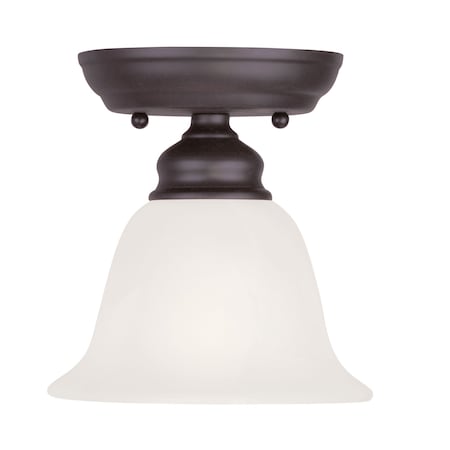 Livex Lighting Essex 1 Light Bronze Ceiling Mount 1350-07