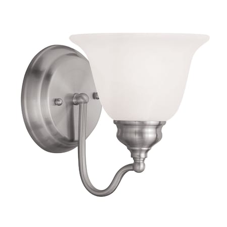 Livex Lighting Essex 1 Light Brushed Nickel Bath Vanity 1351-91