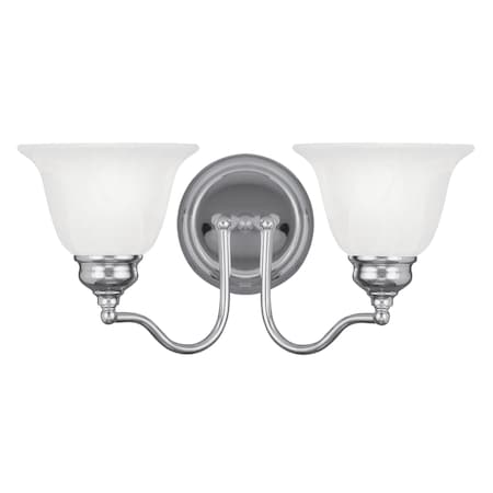 Livex Lighting Essex 2 Light Polished Chrome Bath Vanit 1352-05