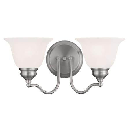 Livex Lighting Essex 2 Light Brushed Nickel Bath Vanity 1352-91