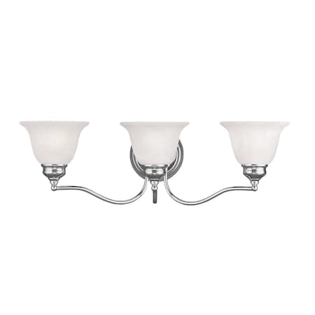 Livex Lighting Essex 3 Light Polished Chrome Bath Vanity 1353-05