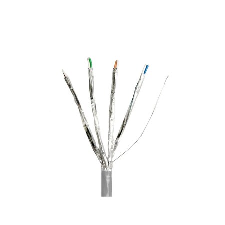 Monoprice Cat 6 Stp Solid, cm, Gray, 250 ft. 13562