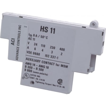 Noark Mms Aux Side Mount 2Nc MMS-LX-02