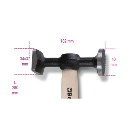 Beta Hammer, Milled Face 013570045