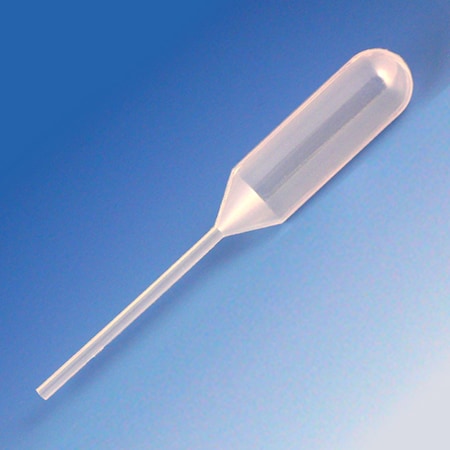 Globe Scientific Transfer Pipet, 4.0mL, 85mm, Narrow, PK500 136020-S01