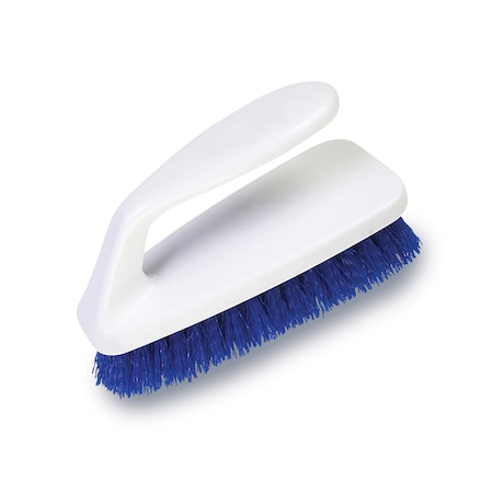 Malish Hand Scrub Brush, Blue, 6-1/4 in L Overall, 6 PK 1365