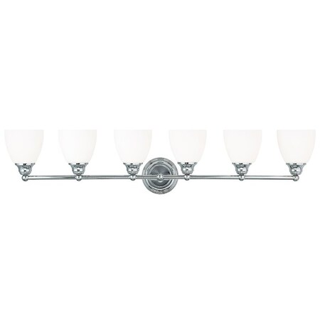 Livex Lighting Somerville 6 Light Polished Chrome Bath 13666-05