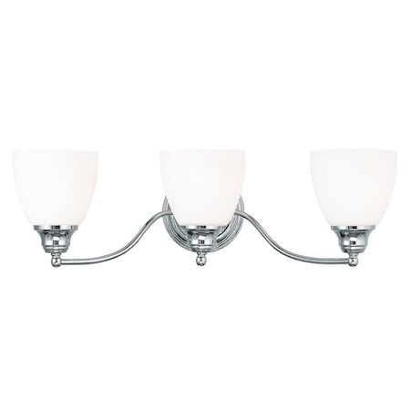 Livex Lighting Somerville 3 Light Polished Chrome Bath 13673-05