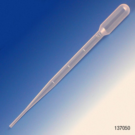 Globe Scientific Transfer Pipet, 5.0mL, 155mm, PK5000 137050