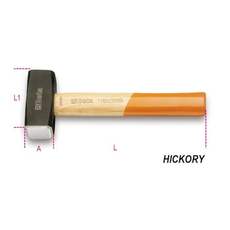 Beta Lump Hammer, Wooden Shaft, 1250mm 013800212