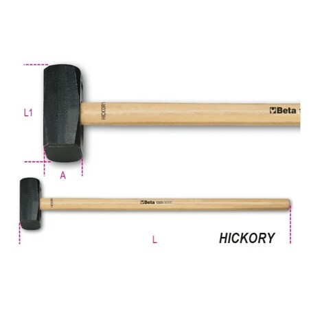 Beta Sledge Hammer, Hickory, 4000g 013810040