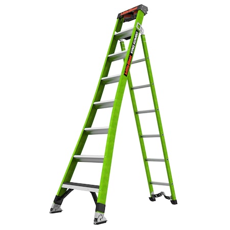 Little Giant Ladders FIBERGLASS COMBINATION LADDER, Extension Ladder, Leaning Ladder, Stepladder Configuration, 17 ft 13908-074