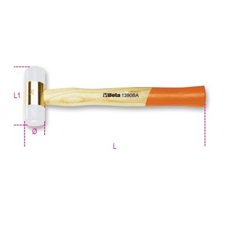 Beta Spark-Proof Soft Face Hammer 013900805