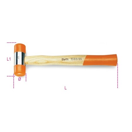 Beta Soft Face Hammer, 22mm 013900022