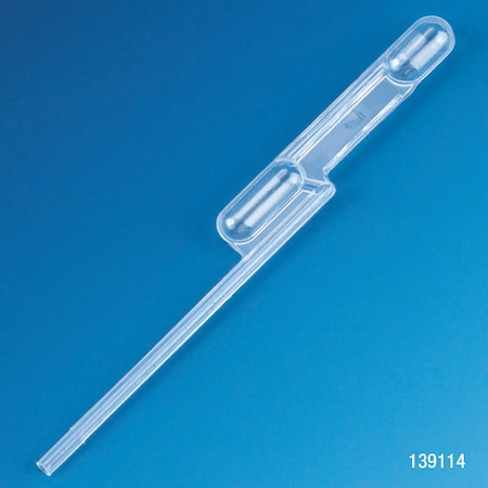 Globe Scientific Transfer Pipette, 100uL, 83mm L, PK5000 139114