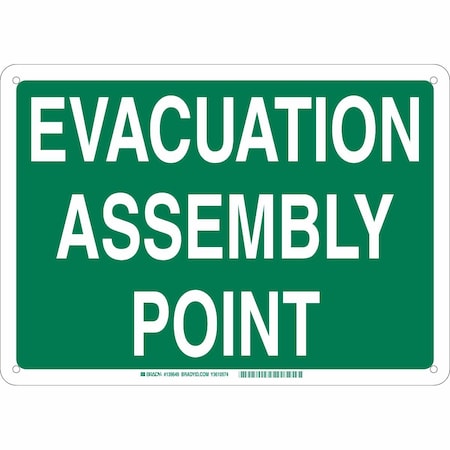 Brady Fire Extinguisher Sign, 18X24, Alum 139657