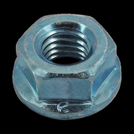 80/20 M8-1.25 Flanged Hex Head Nut Blue Zinc 13-3759