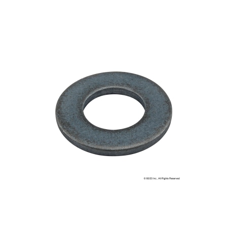 80/20 Flat Washer, For Screw Size M10 , Steel Zinc Plated Finish 13-6043