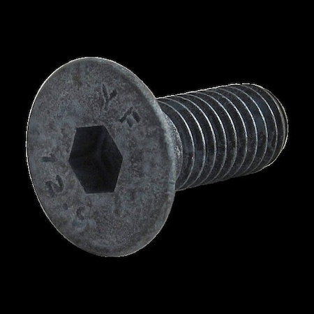 80/20 M6-1.00 Socket Head Cap Screw, Flat, Blue Zinc Plated Steel