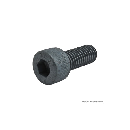 80/20 Inc M8-1.25 Socket Head Cap Screw, Blue Zinc Plated Steel, 20 mm L 13-8520
