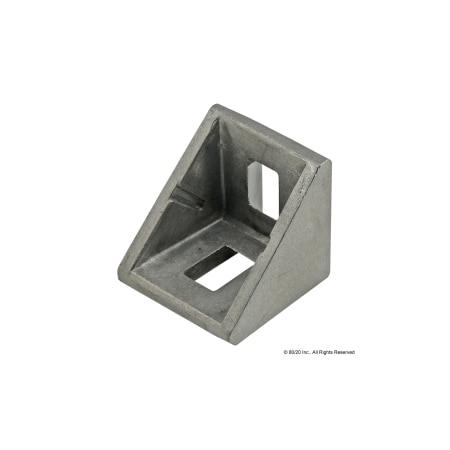 80/20 SlottedCornerBracket, Aluminum, 18mm, 18mm 14061