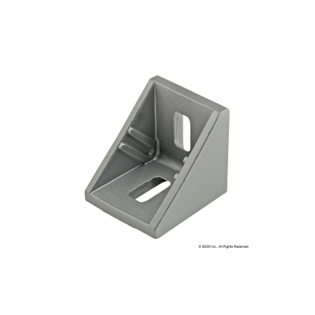 80/20 SlottedCornerBracket, Zinc, 28mm, 28mm 14065